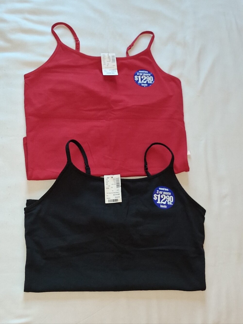 Rainbow Red & Black Tank Tops SzSmall NWT
